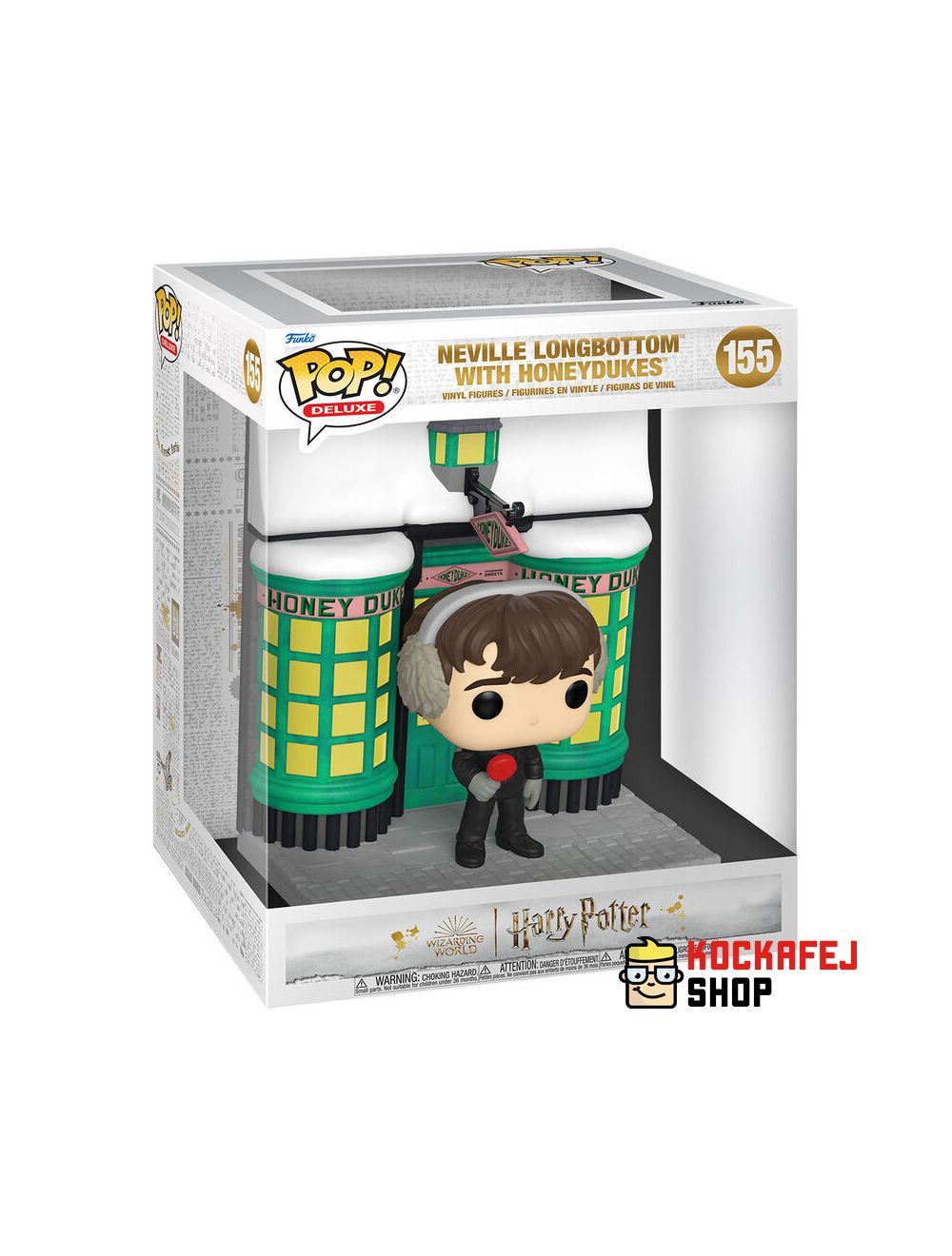 Funko POP! Deluxe Harry Potter Hogsmeade - Honeydukes Neville 10 cm-es figura