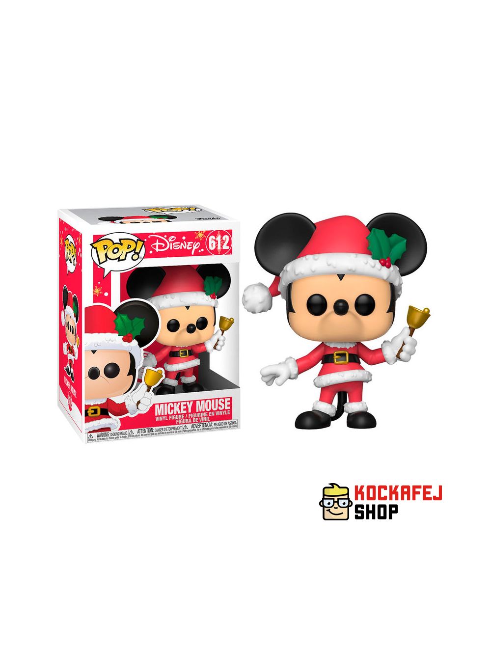 Funko POP! Disney Holiday Mickey Vinyl figura 10cm