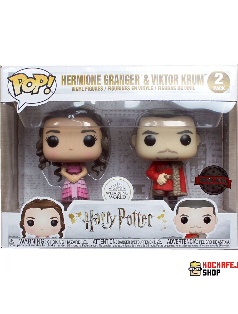 Funko POP! Harry Potter Hermione and Krum Yule Exclusive 2 figurás szett