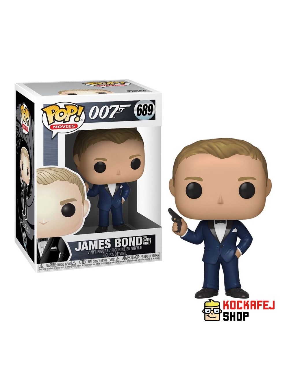 Funko POP! James Bond - Daniel Craig (Casino Royale) Vinyl Figura 10cm