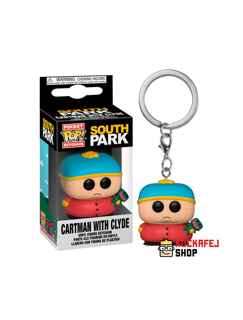 Funko POP! Kulcstartó South Park - Cartman és Clyde Vinyl figura