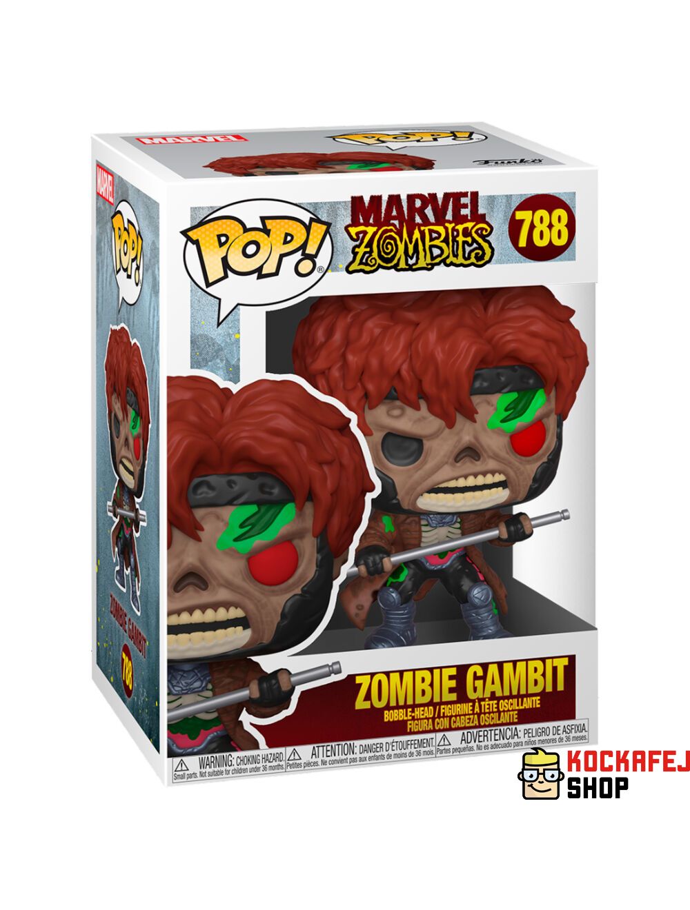 Funko POP! Marvel Zombies - Gambit Vinyl figura 10cm