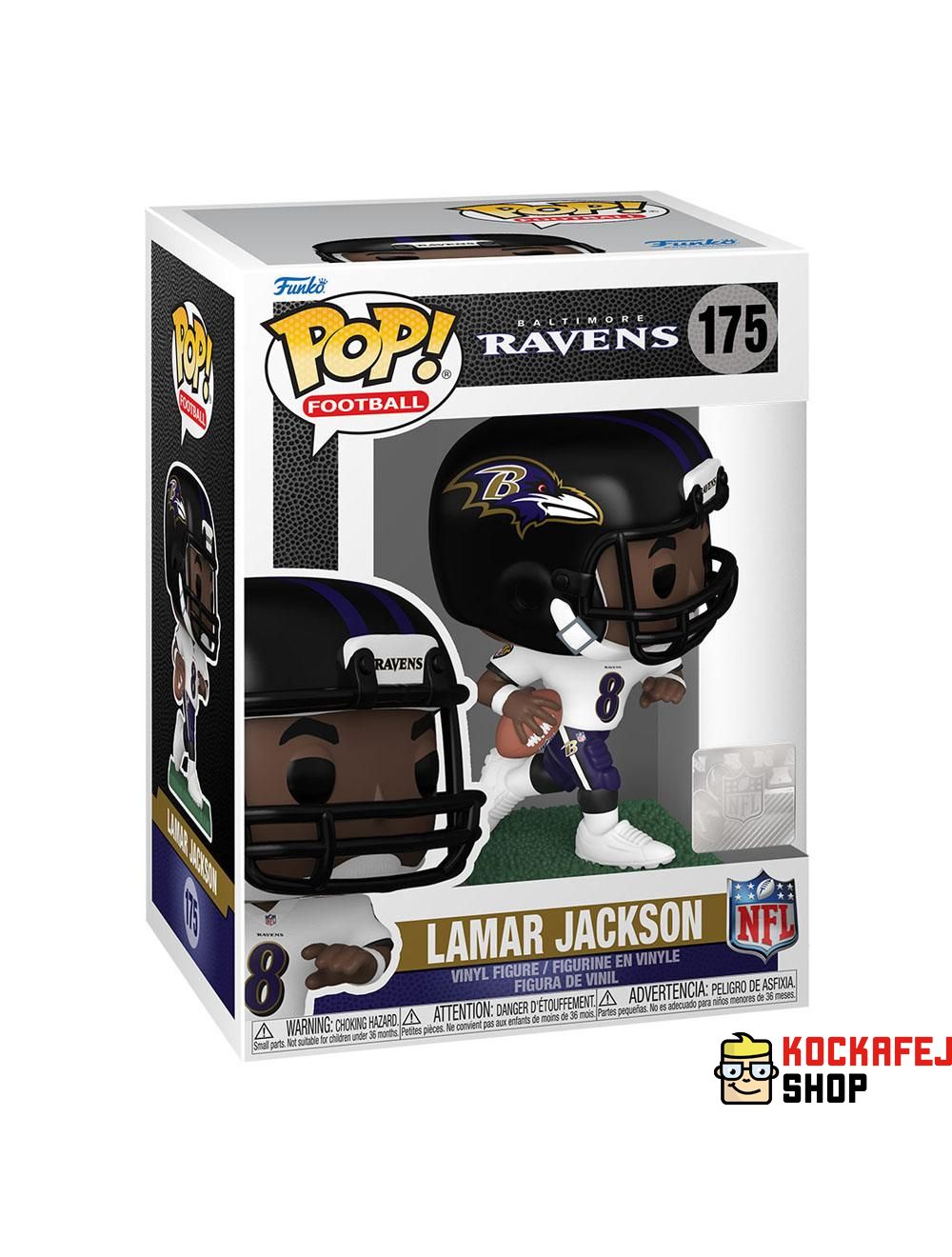 Funko POP! NFL Ravens - Lamar Jackson (Away) 10cm figura