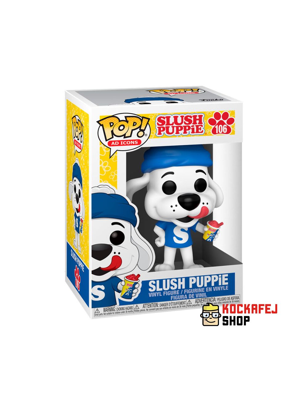 Funko POP! POP Ad Icons: Icee - Slush Puppie Vinyl Figura 10cm - csomagolás sérült