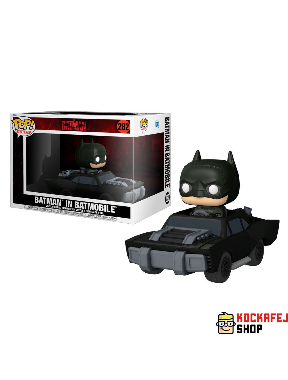 Funko POP! Ride The Batman - Batman in Batmobile Vinyl játékfigura