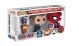 Funko POP! Marvel Civil War Hawkeye Spiderman Iron Man & Captain America figura és kulcstartó
