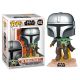 Funko POP! Star Wars The Mandalorian - Mando Flying Jet Pack Vinyl figura 10cm