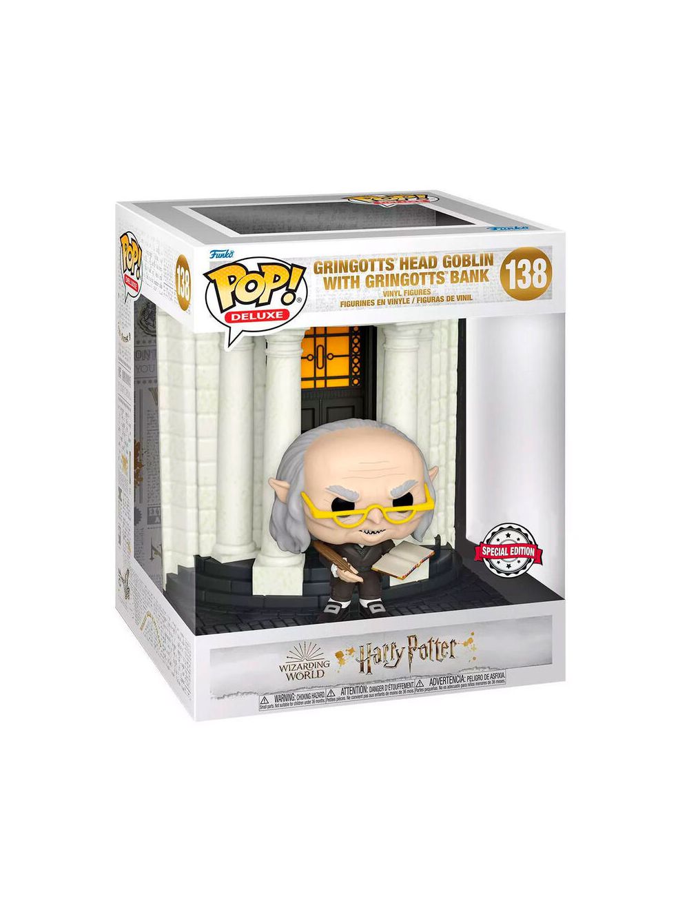 Funko POP! Deluxe Harry Potter Diagon Alley - Gringotts Bank Head Goblin (Exclusive) 15 cm