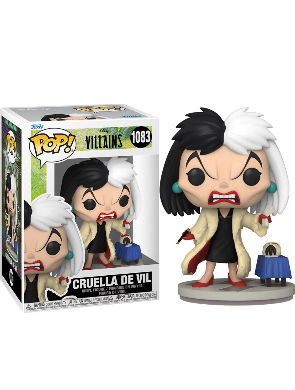 Funko POP! Disney Villains - Cruella de Vil vinyl 10cm figura