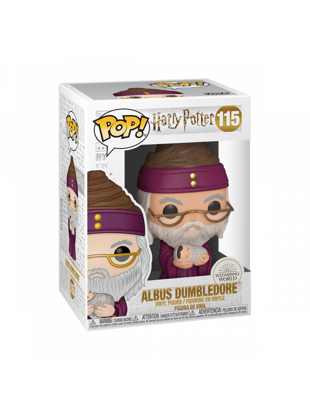 Funko POP! Harry Potter - Dumbledore Baby Harry Vinyl Figura 10cm