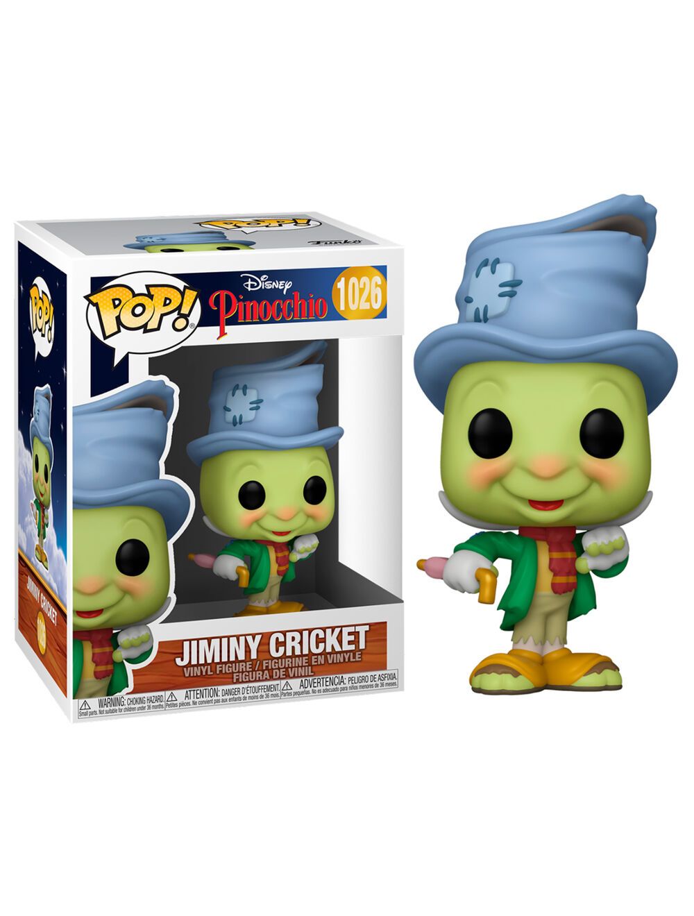 Funko POP! Pinocchio - Street Jiminy Vinyl figura 10cm